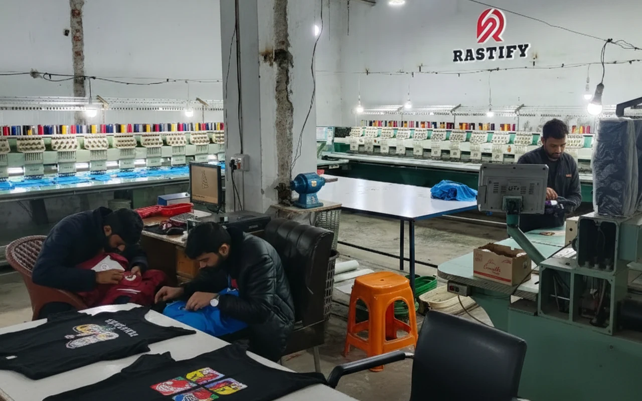 Multi-Head Computerized Embroidery Suite at Rastify Gears