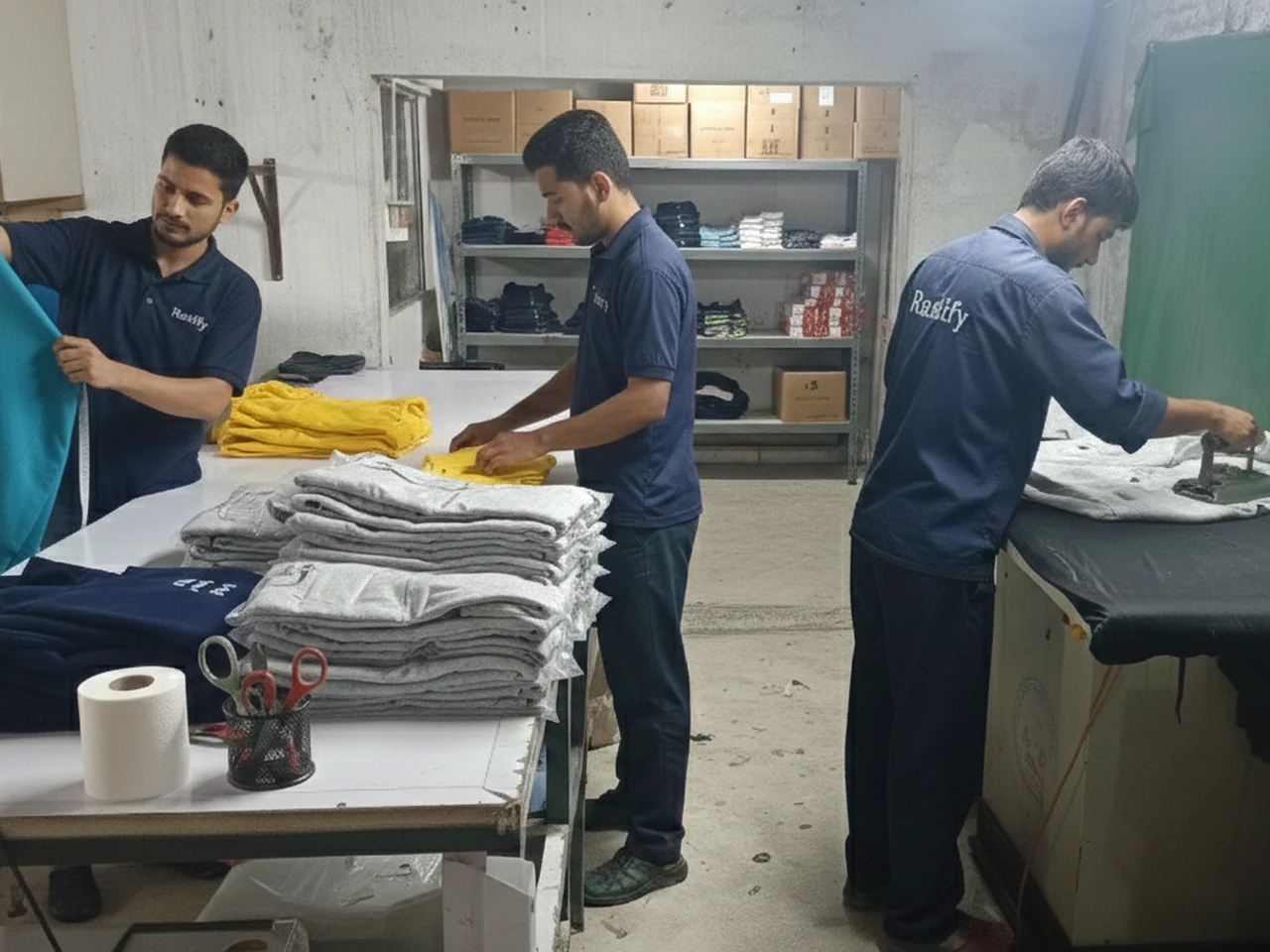 Rastify Gears Garment Quality Inspection and Measurement Desk