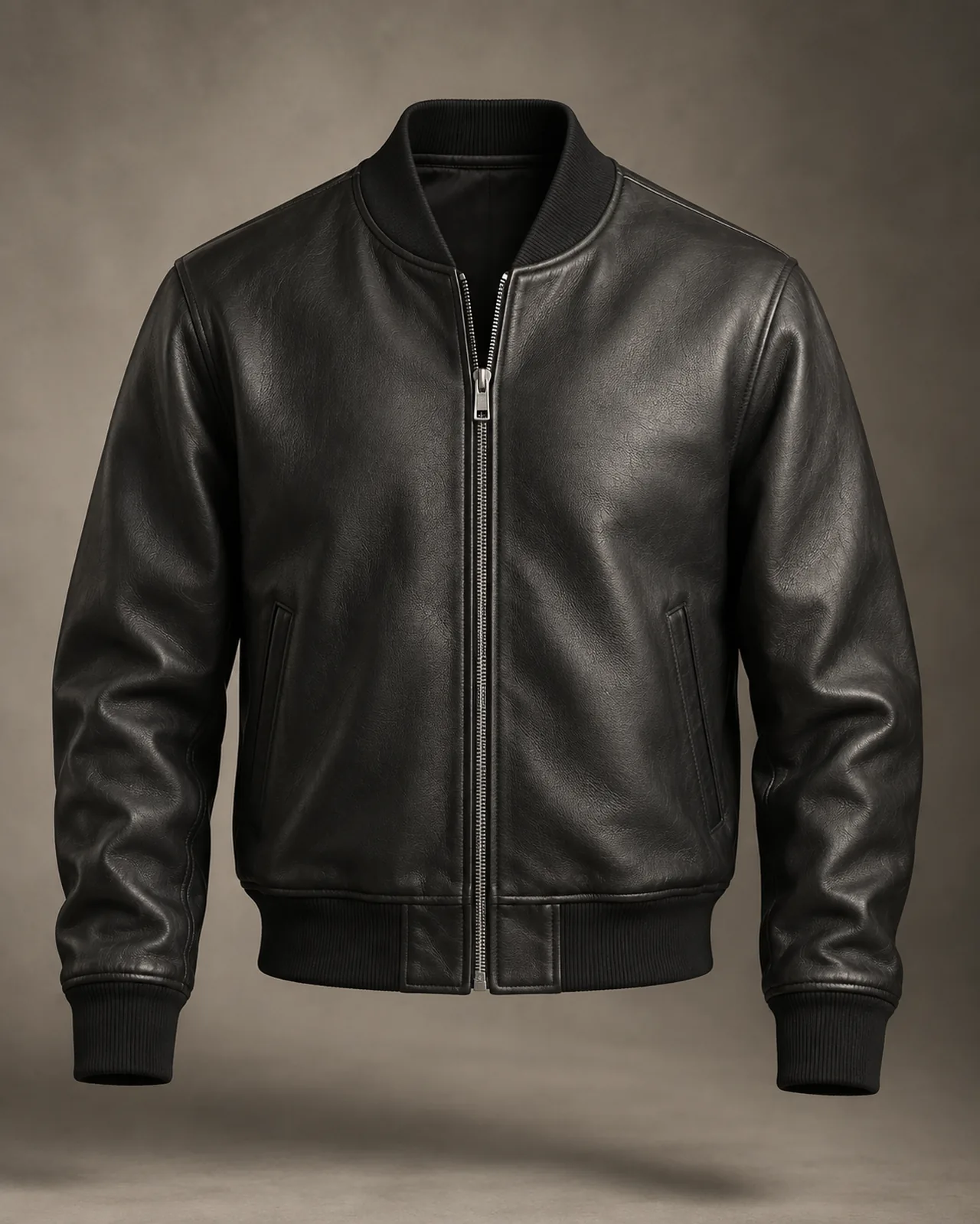 Technical Matte Black Outerwear Jacket