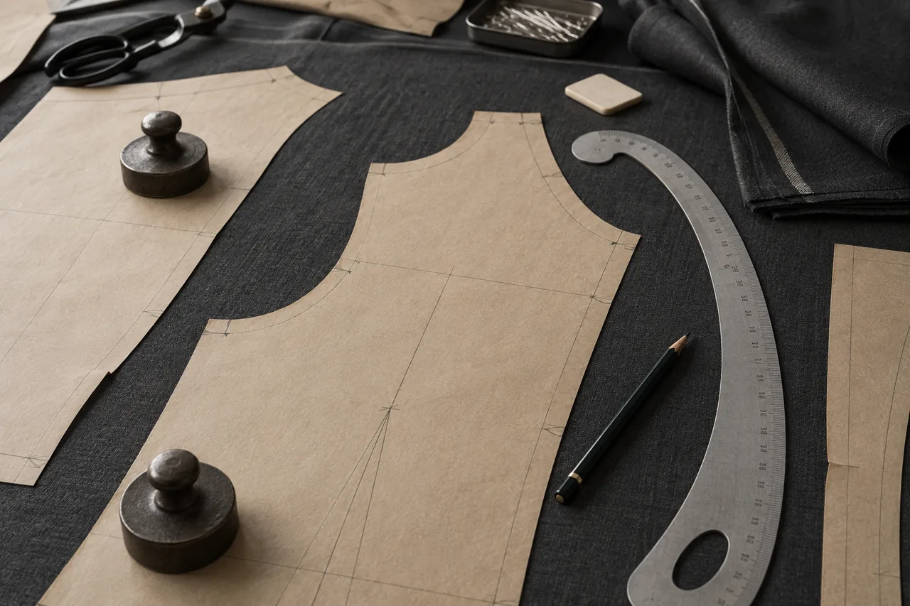 CAD Pattern Grading and Silhouette Drafting